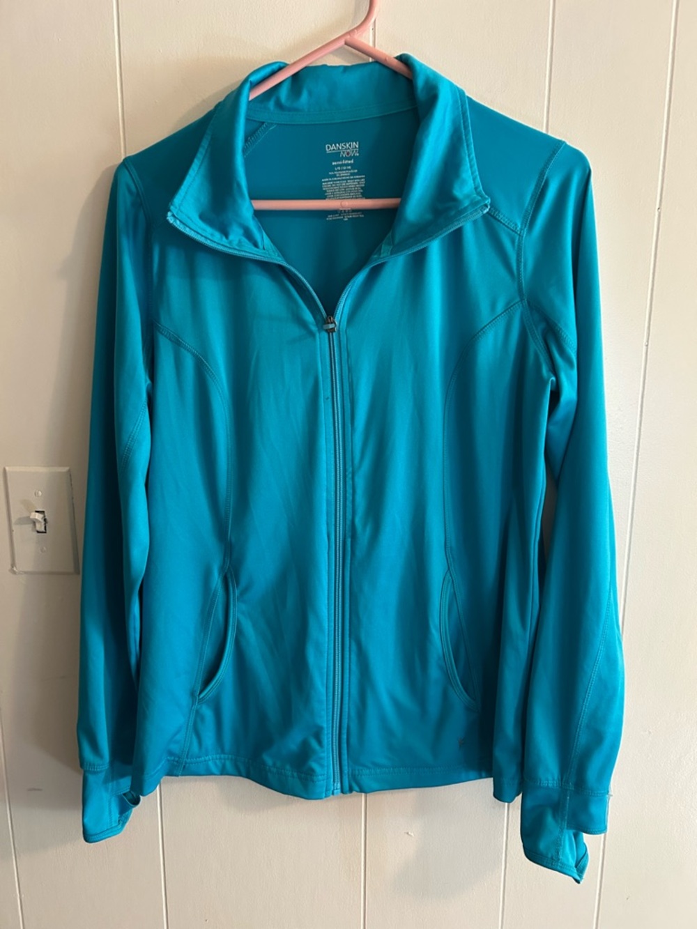 3 total jackets: 2 Danskin Full-Zip Active Jackets plus 1 Champion Active. Large